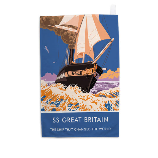 Ss Great Britain Tea Towel