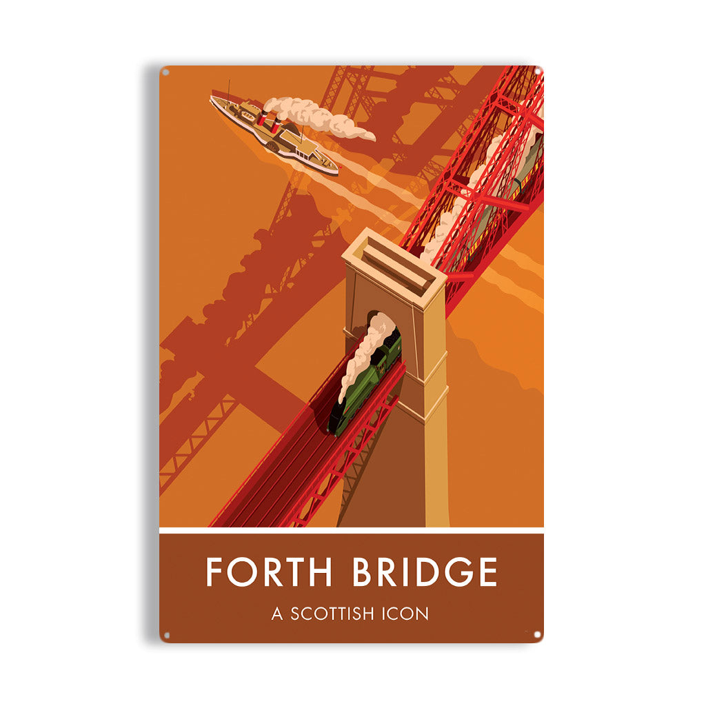 Forth Bridge Metal Sign