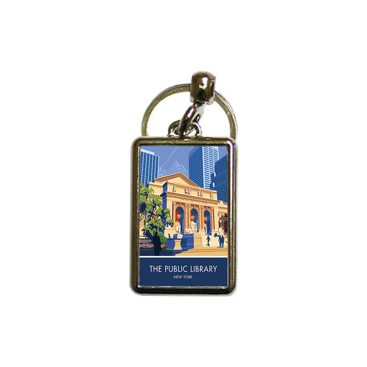 The Public Library Metal Keyring