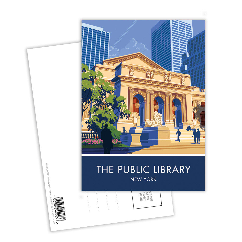 The Public Library Postcard Pack of 8