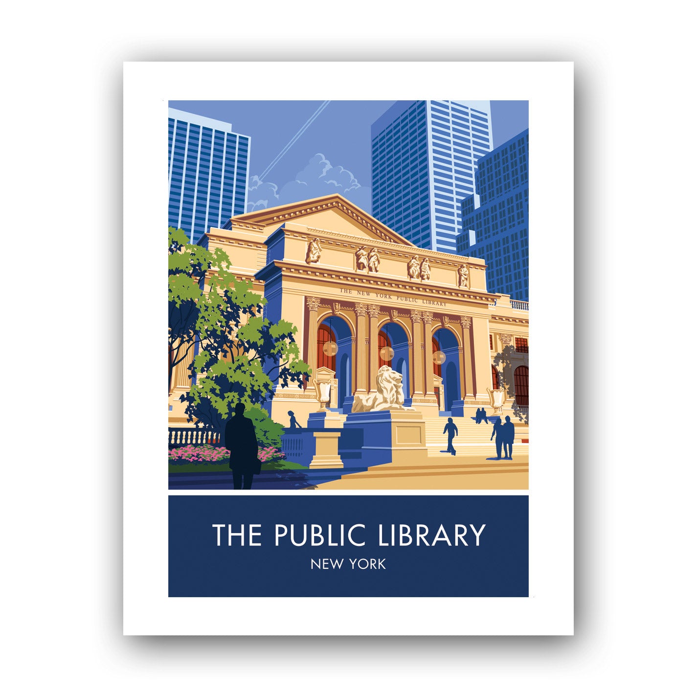 The Public Library Art Print