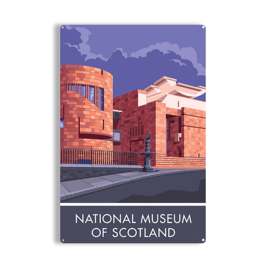 National Museum of Scotland Metal Sign