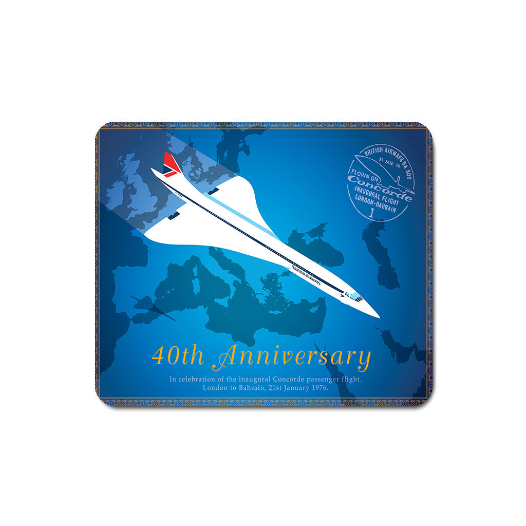 Concorde 40th Anniversary Mouse Mat