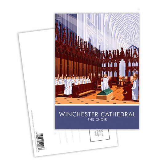 Winchester Cathedral, The Choir Postcard Pack of 8