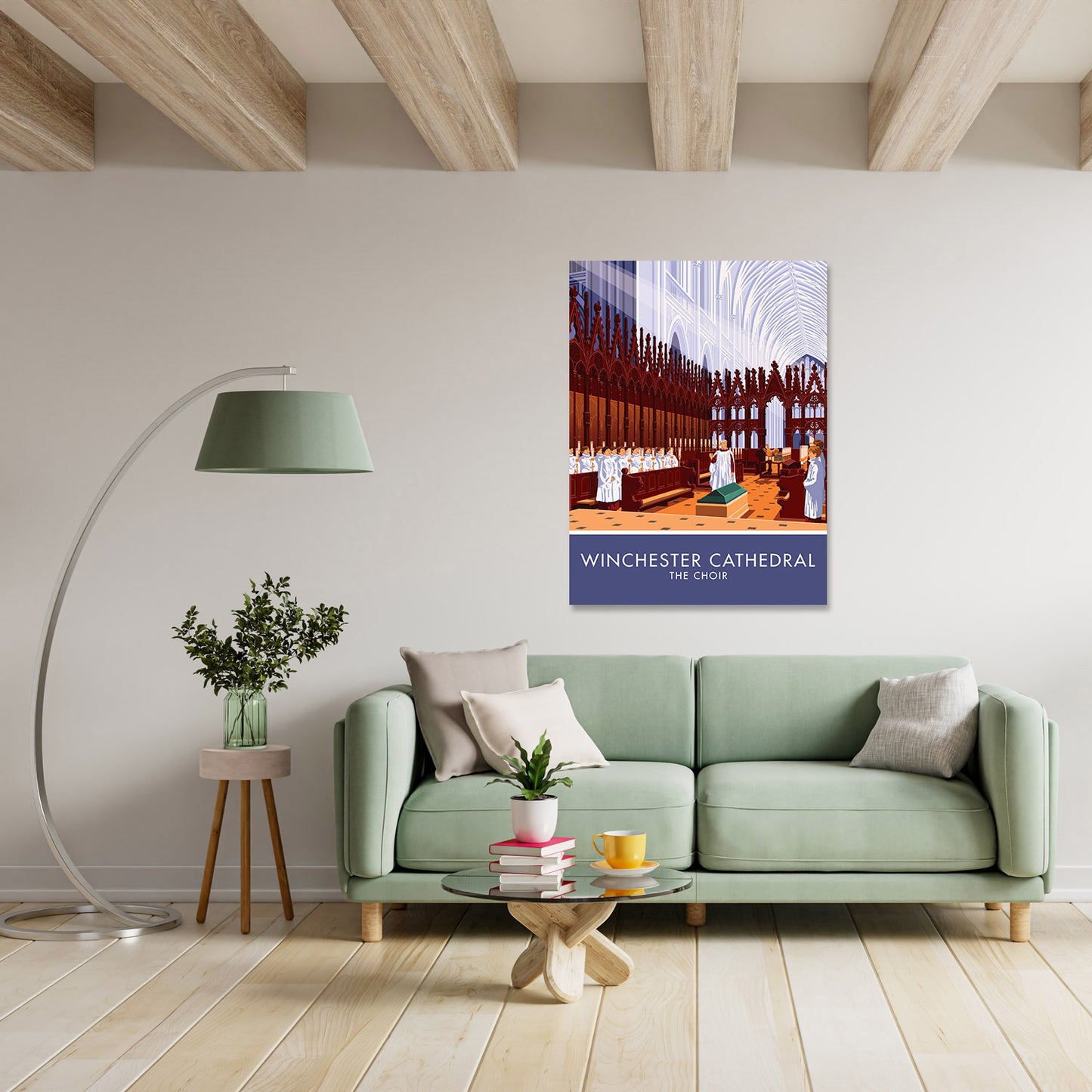 Winchester Cathedral, The Choir Art Print