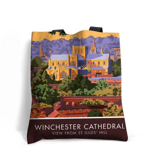 Winchester Cathedral from St Giles' Hill Premium Tote Bag