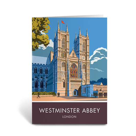 Westminister Abbey Greeting Card 7x5