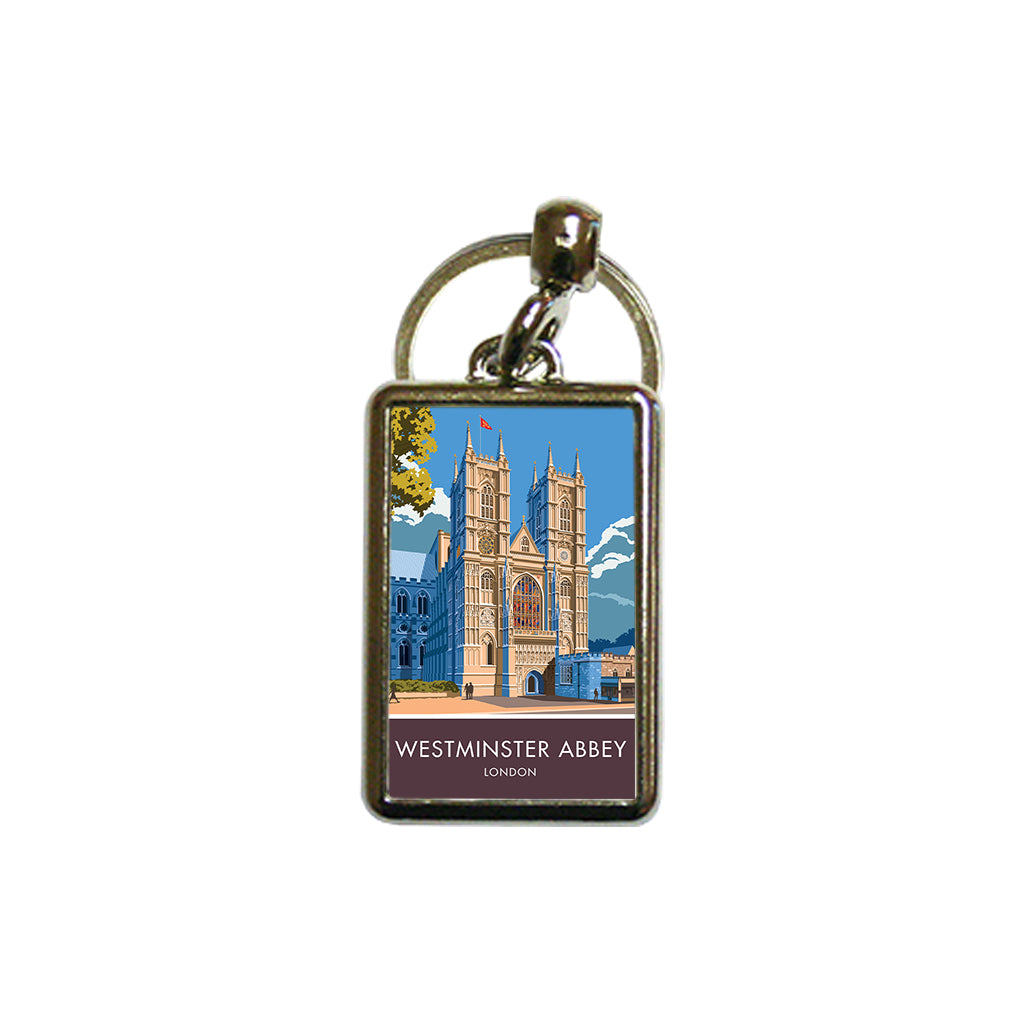 Westminister Abbey Metal Keyring