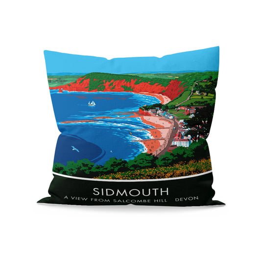 Sidmouth from Salcombe Hill Cushion