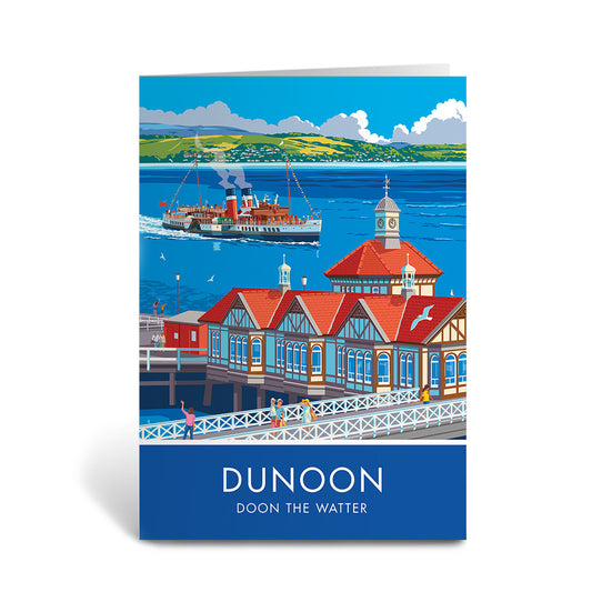 Dunoon, Doon The Water Greeting Card 7x5