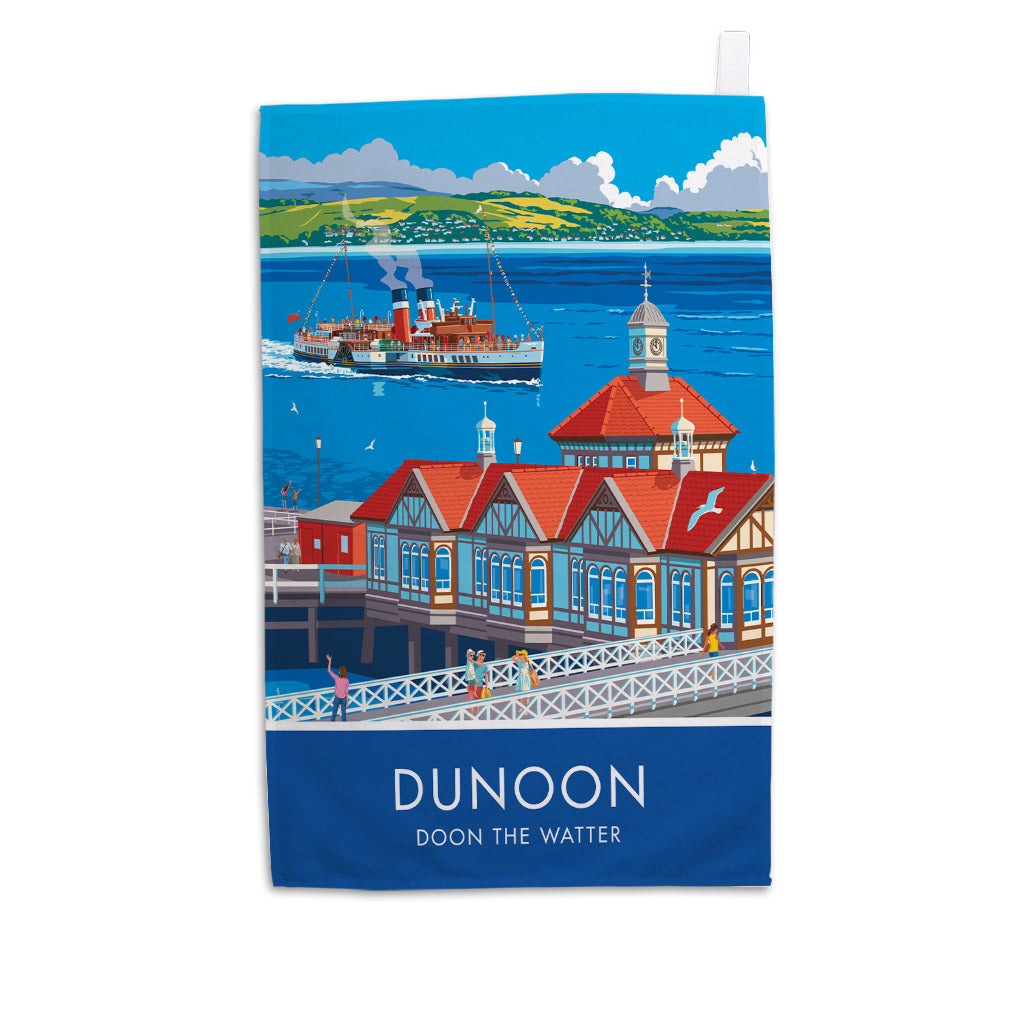 Dunoon, Doon The Water Tea Towel