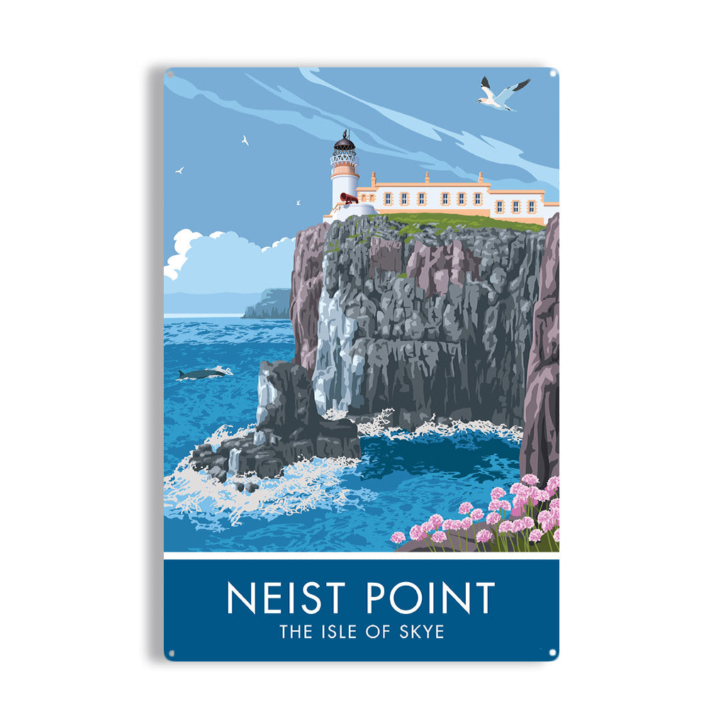 Neist Point Metal Sign – Stephen Millership - The Art of Travel