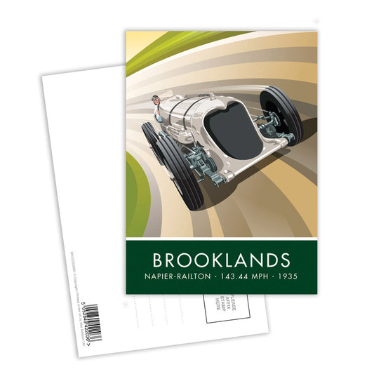 Brooklands Postcard Pack of 8