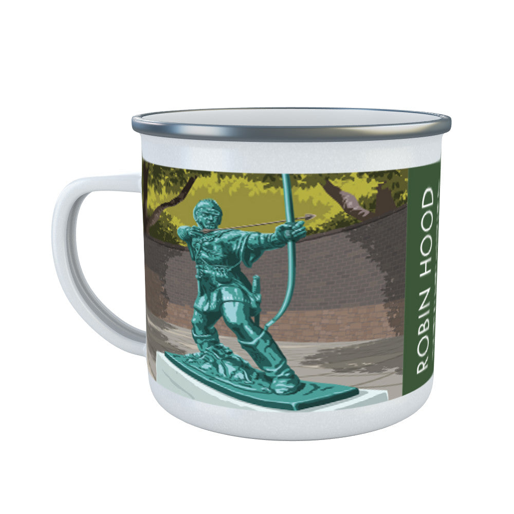 Robin Hood, Nottingham Enamel Mug