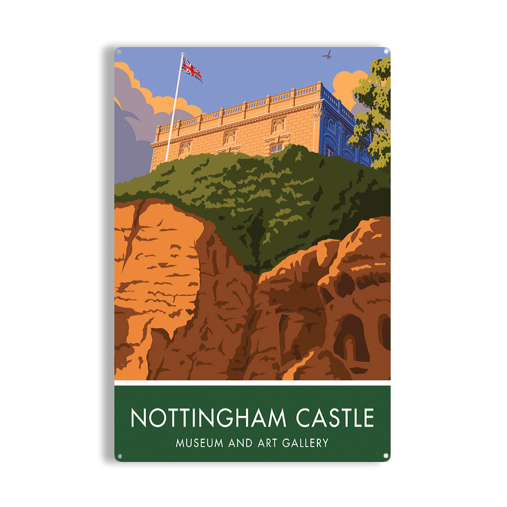 Nottingham Castle Metal Sign