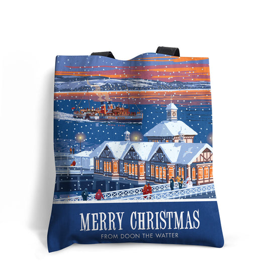 Merry Christmas from Dunoon the Watter Premium Tote Bag
