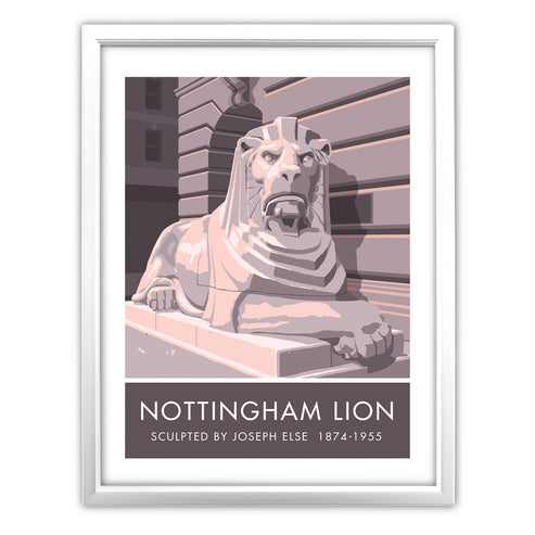 Nottingham Lion Art Print