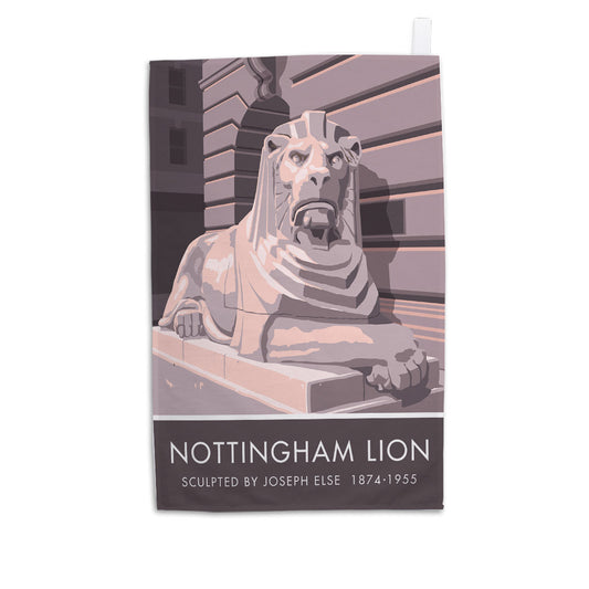 Nottingham Lion Tea Towel