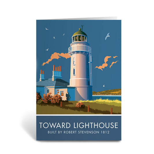 Toward Lighthouse Greeting Card 7x5