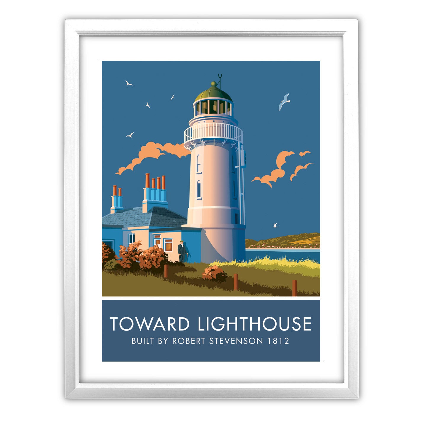 Toward Lighthouse Art Print
