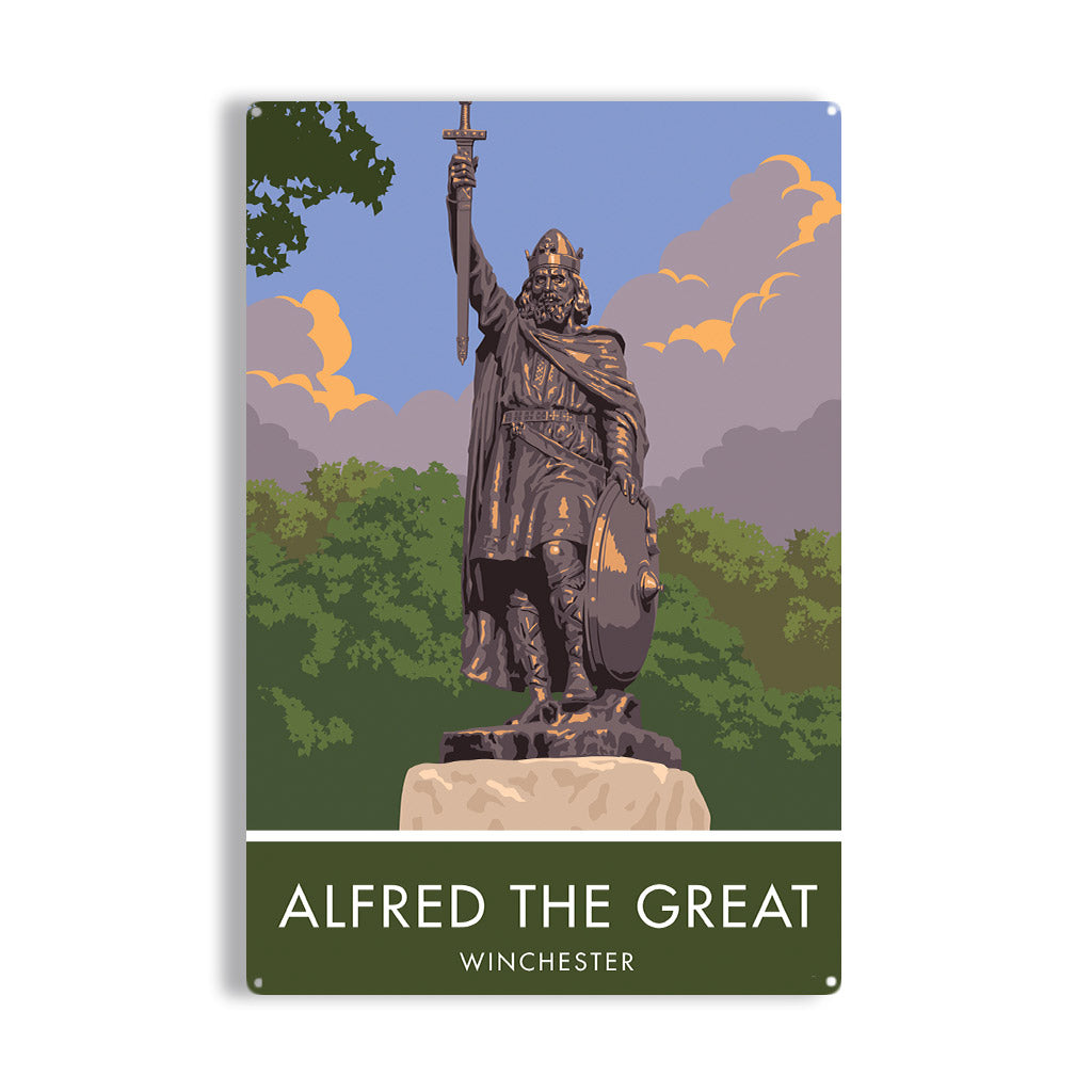 Alfred The Great Metal Sign