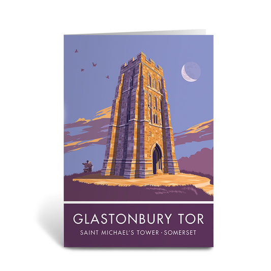 Glastonbury Tor Greeting Card 7x5