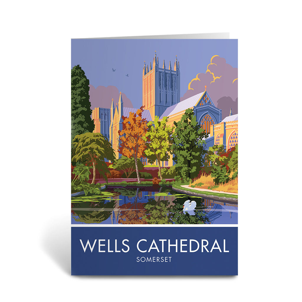 Wells Cathedral, Somerset Greeting Card 7x5