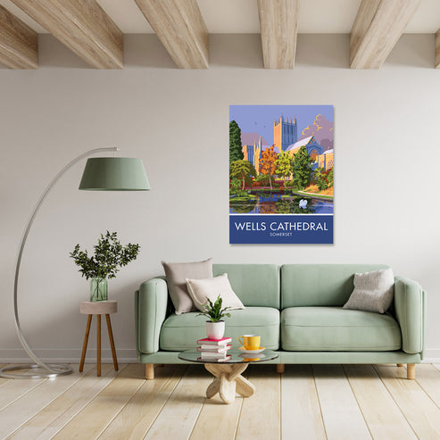 Wells Cathedral, Somerset Art Print