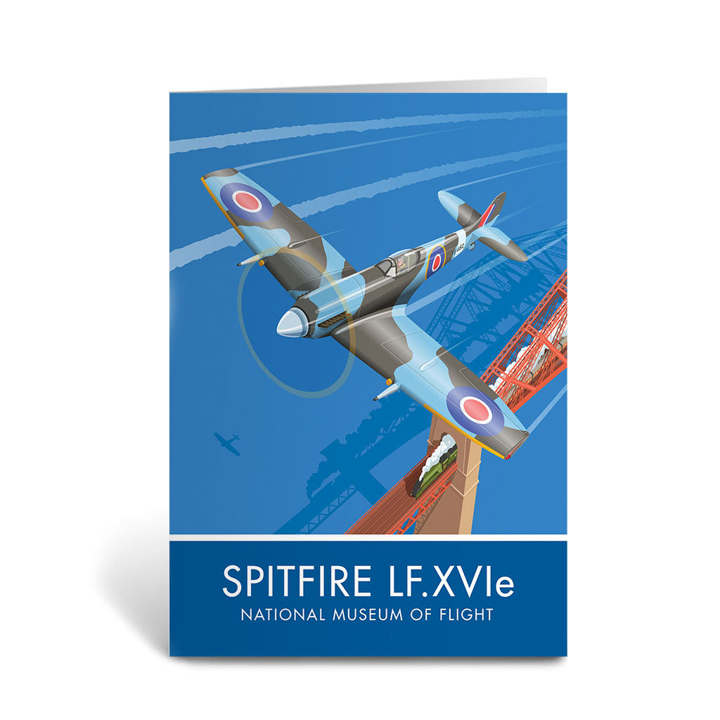 Spitfire LF.XVle Greeting Card 7x5