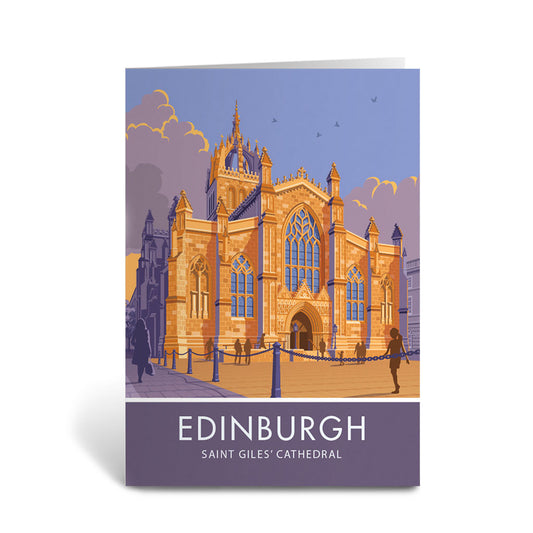 Edinburgh, St Giles' Cathedral Greeting Card 7x5