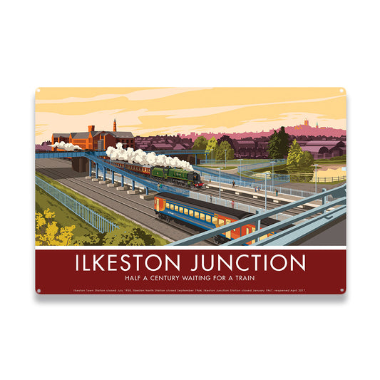 Ilkeston Junction Metal Sign