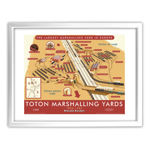 Toton Marshalling Yards Art Print