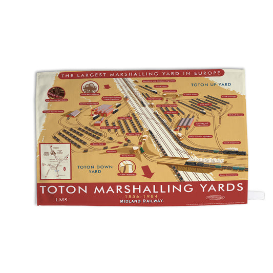 Toton Marshalling Yards Tea Towel