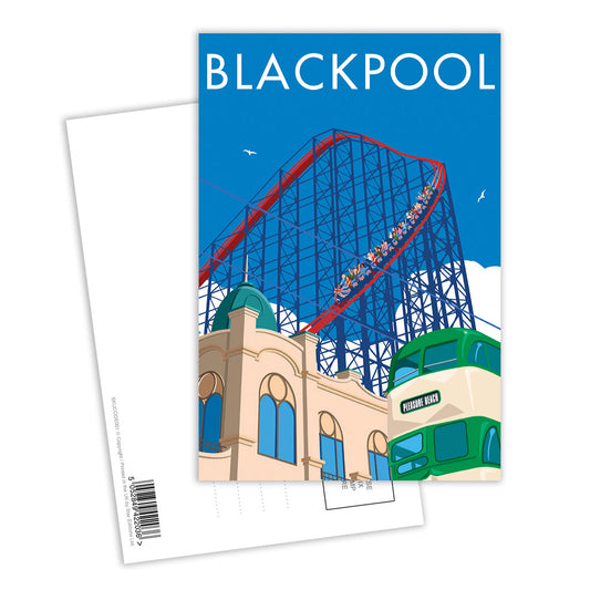 Blackpool Postcard Pack of 8