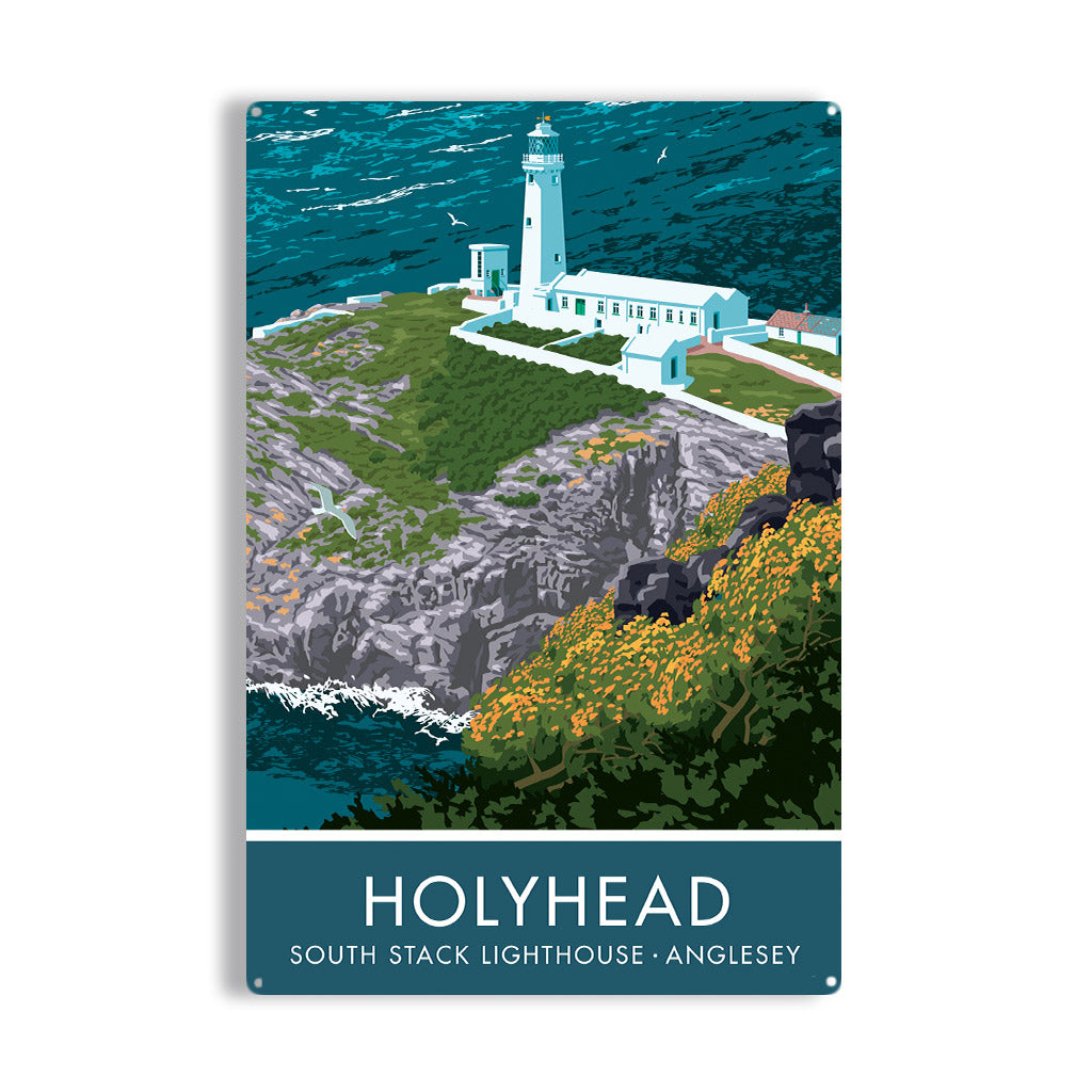 Holyhead, South Stack Lighthouse Metal Sign