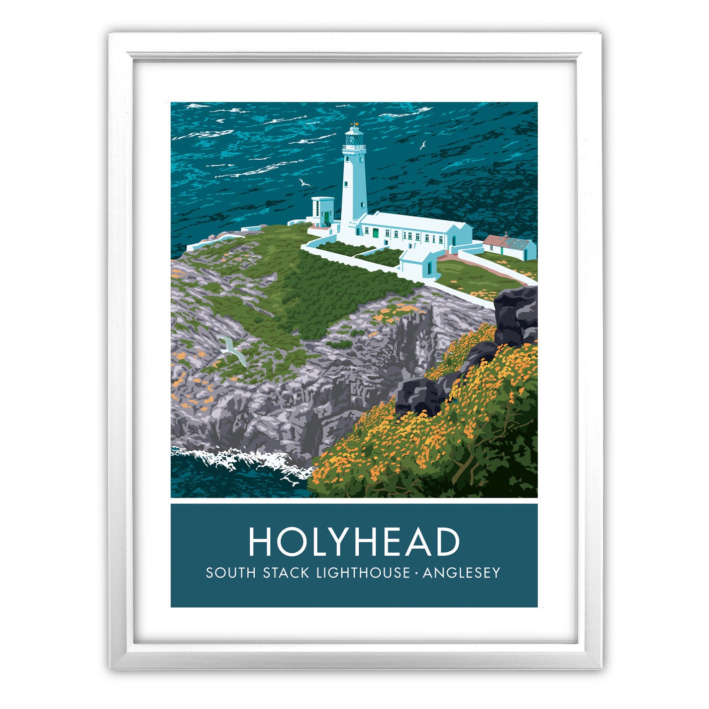Holyhead, South Stack Lighthouse Art Print