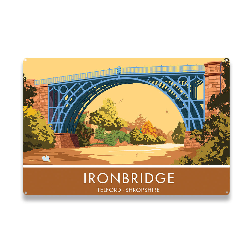 Ironbridge Metal Sign – Stephen Millership - The Art of Travel