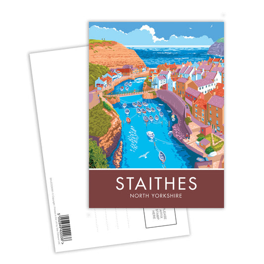 Staithes Postcard Pack of 8