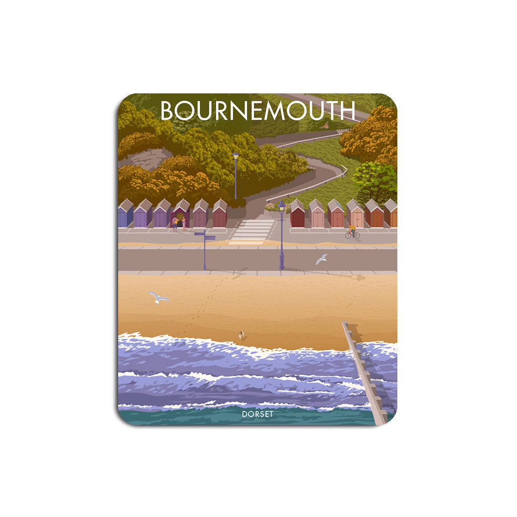 Bournemouth Huts Mouse Mat
