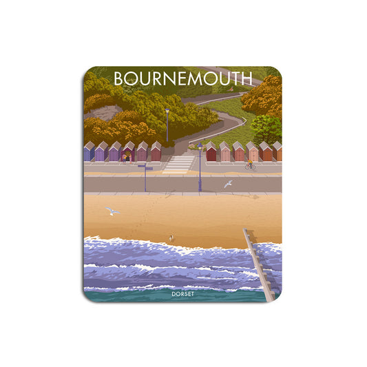 Bournemouth Huts Mouse Mat