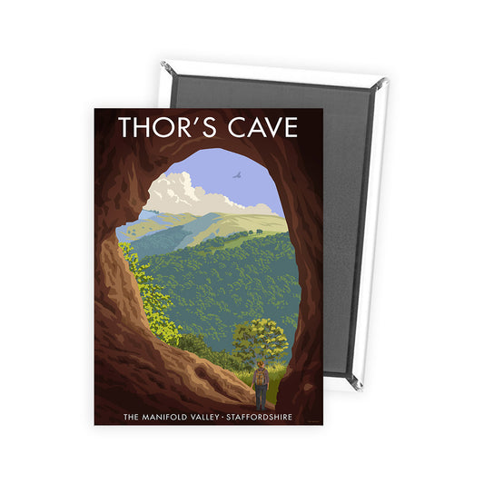 Thor's Cave, Staffordshire Magnet