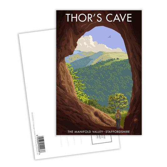Thor's Cave, Staffordshire Postcard Pack of 8