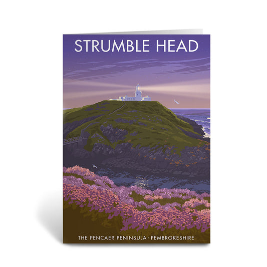 Strumble Head Greeting Card 7x5