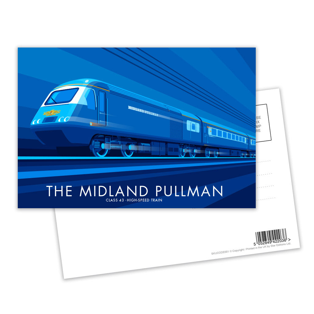 The Midland Pullman Postcard Pack of 8