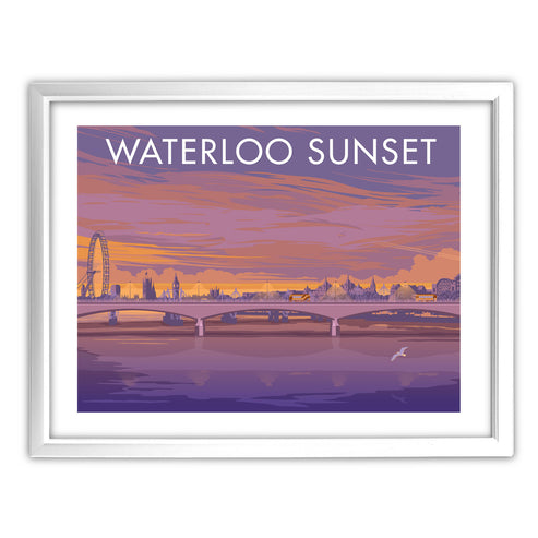 London, Waterloo Sunset Art Print