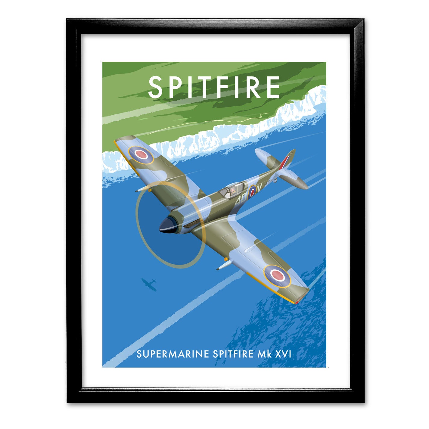 Spitfire, Supermarine Spitfire Mk Xvi Art Print