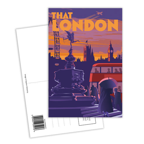 That London Postcard Pack of 8
