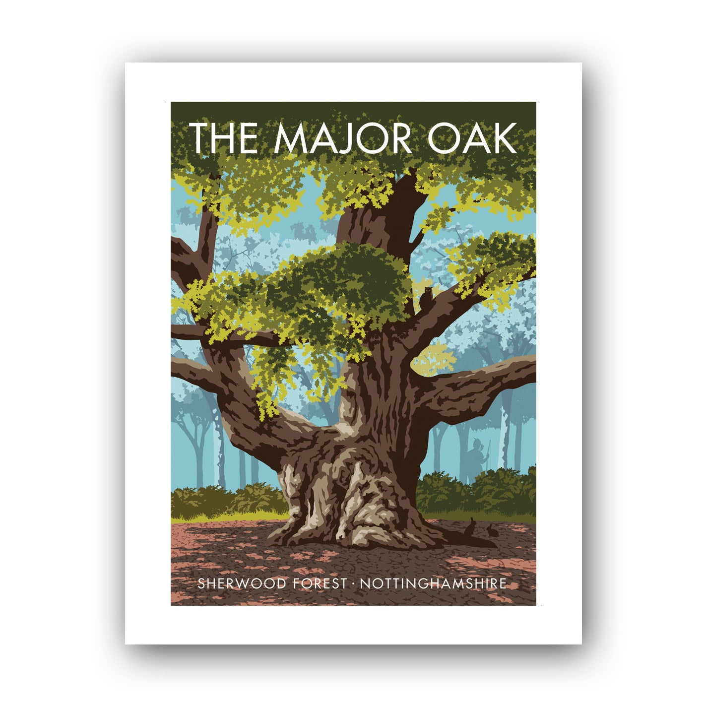 The Major Oak Art Print