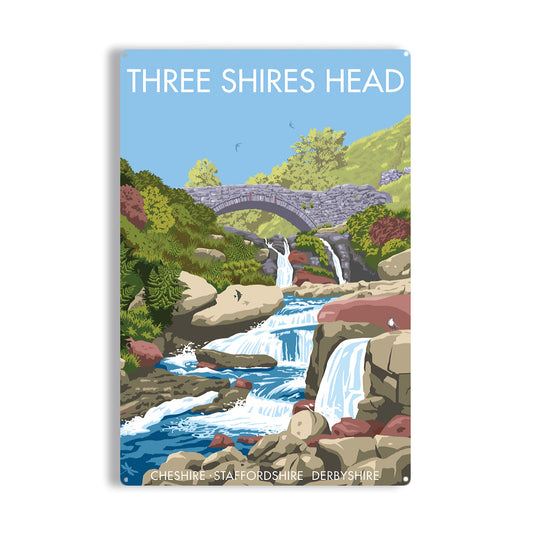 Three Shires Head Metal Sign