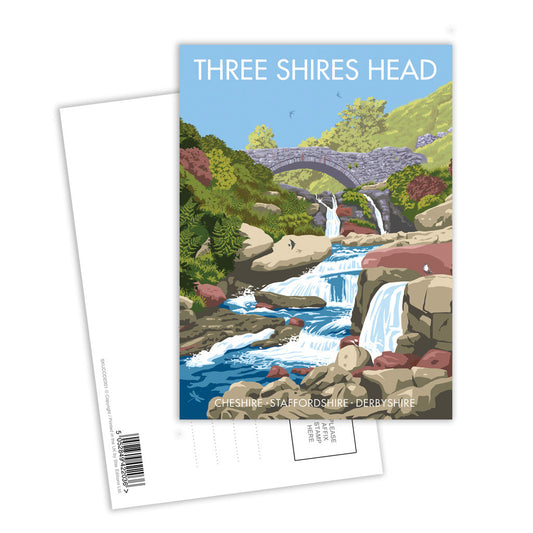 Three Shires Head Postcard Pack of 8